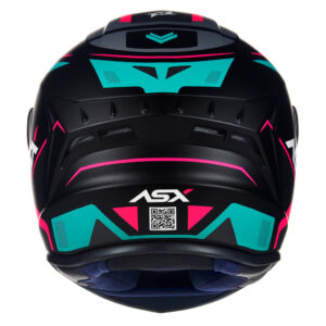 Capacete ASX Draken Wind Tiffany e Rosa Fosco