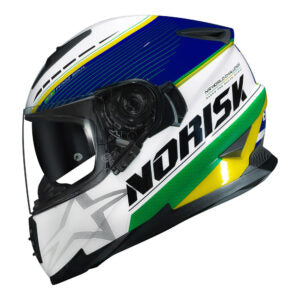 Capacete Norisk FF302 Soul Grand Prix Brasil Países Com Óculos