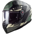 Capacete LS2 Vector II FF811 Absolute (Óculos Solar) – Preto / Cinza