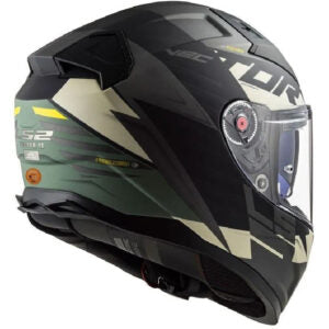 Capacete LS2 Vector II FF811 Absolute (Óculos Solar) – Preto / Cinza