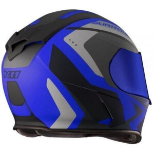 Capacete X11 Revo Pro Surround (Óculos Solar) – Azul