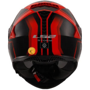 Capacete LS2 Storm FF800 Tracker – Preto / Vermelho