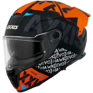 Capacete Axxis Hawk SV Evo Spiffy B4 (Óculos Solar) – Laranja