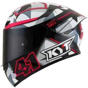 Capacete KYT TT-Course Espargaro Replica 2018 – Fuxia