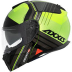 Capacete Axxis Gecko SV Epic B3 (Articulado) (Óculos Solar) – Amarelo