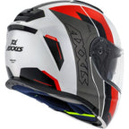 Capacete Axxis Gecko SV Foxy B5 (Articulado) (Óculos Solar) – Vermelho