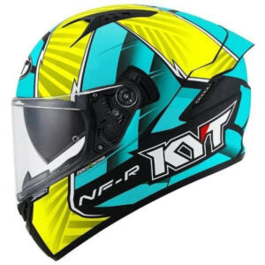 Capacete KYT NF-R Xavi Fores 2021 Replica (Óculos Solar) – Amarelo