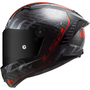 Capacete LS2 FF805 Thunder Sputnik – Cinza / Vermelho