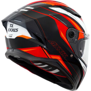 Capacete Axxis Panther Thorn B5 (Óculos Solar) – Preto / Laranja