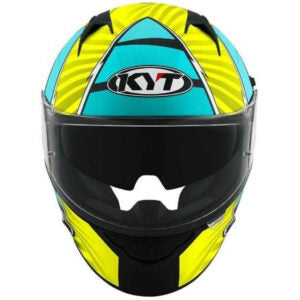 Capacete KYT NF-R Xavi Fores 2021 Replica (Óculos Solar) – Amarelo