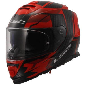 Capacete LS2 Storm FF800 Tracker – Preto / Vermelho