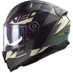 Capacete LS2 Vector II FF811 Absolute (Óculos Solar) – Preto / Cinza