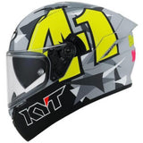 Capacete KYT NF-R Espargaro Replica 2019 (Óculos Solar) – Cinza