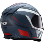 Capacete X11 Revo Pro Eleven (Óculos Solar) – Cinza / Vermelho