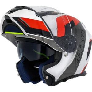 Capacete Axxis Gecko SV Foxy B5 (Articulado) (Óculos Solar) – Vermelho