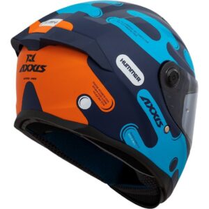 Capacete Axxis Hummer B Liquer C7 – Azul