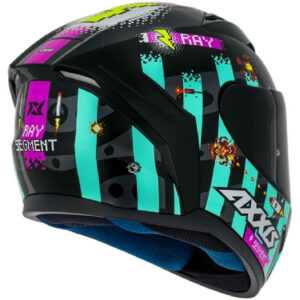 Capacete Axxis Segment Apolo Ray B7 – Azul