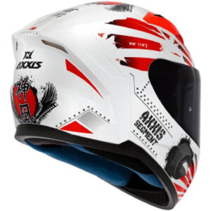 Capacete Axxis Segment War Scarf A0 – Branco