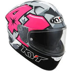 Capacete KYT NF-R Espargaro Replica 2019 (Óculos Solar) – Cinza