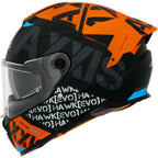 Capacete Axxis Hawk SV Evo Spiffy B4 (Óculos Solar) – Laranja