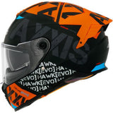 Capacete Axxis Hawk SV Evo Spiffy B4 (Óculos Solar) – Laranja
