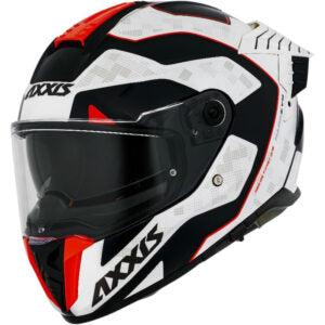 Capacete Axxis Hawk SV First One C0 (Óculos Solar) – Branco