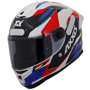 Capacete Axxis Hummer B Nighthawk E5 – Vermelho / Azul
