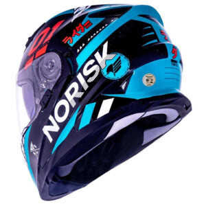 Capacete Norisk Soul FF302 Tokyo (Óculos Solar) – Preto / Branco