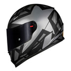 Capacete LS2 FF358 Starwar Preto Fosco e Prata