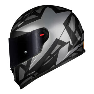 Capacete LS2 FF358 Starwar Preto Fosco e Prata